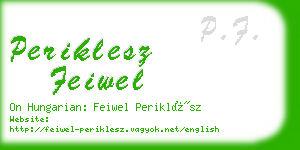 periklesz feiwel business card